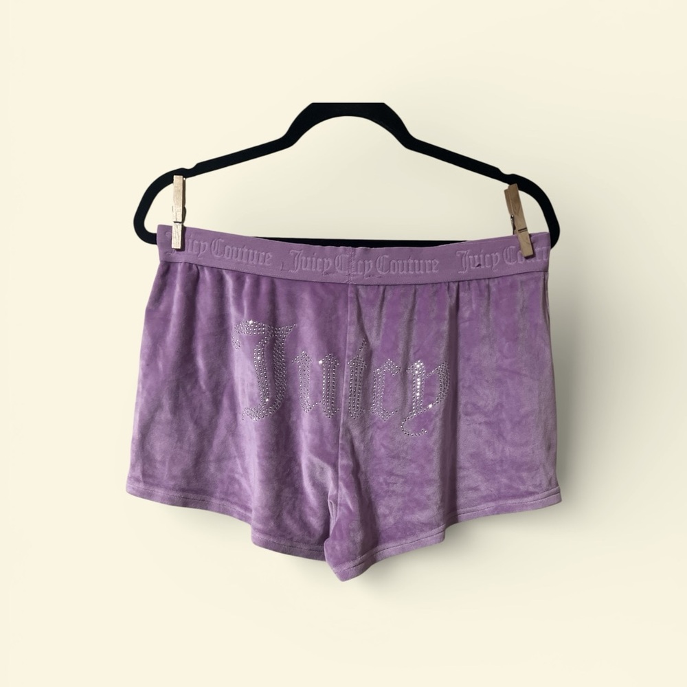 Juicy Couture Lavender Velour Shorts